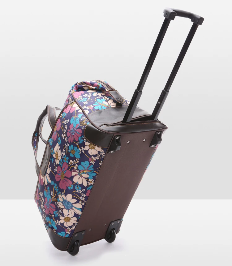 Горячее предложение! Новая женская модная сумка на колесиках для девочек, водонепроницаемый чемодан на колесиках, повседневная сумка для путешествий на колесиках