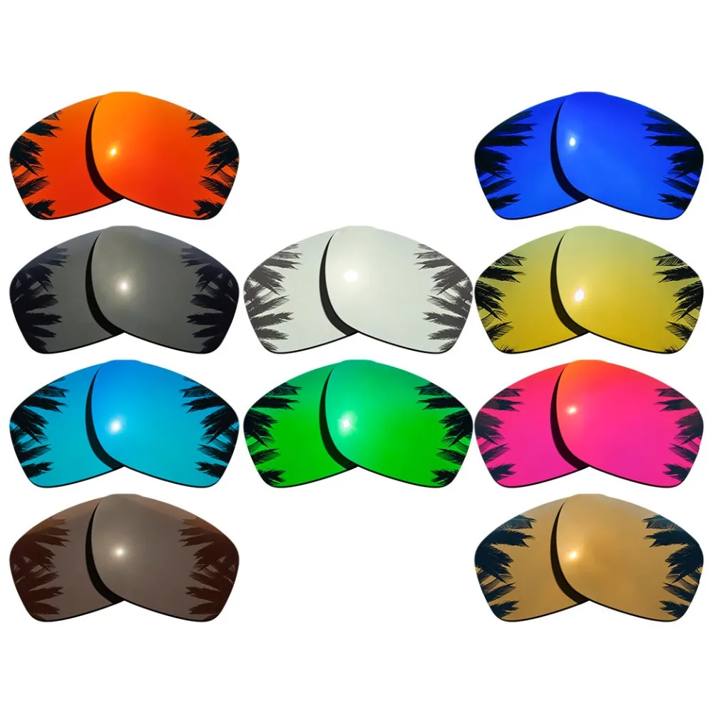 

Polarized Mirrored Coating Replacement Lenses for-Oakley Overtime Frame Multi-Colors