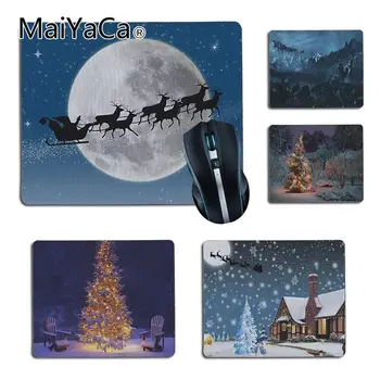 

MaiYaCa Christmas Snow Santa Tree New Year Comfort small Mouse Mat Gaming Mouse pad Size for 25X29cm 18x22cm Gaming Mousepads