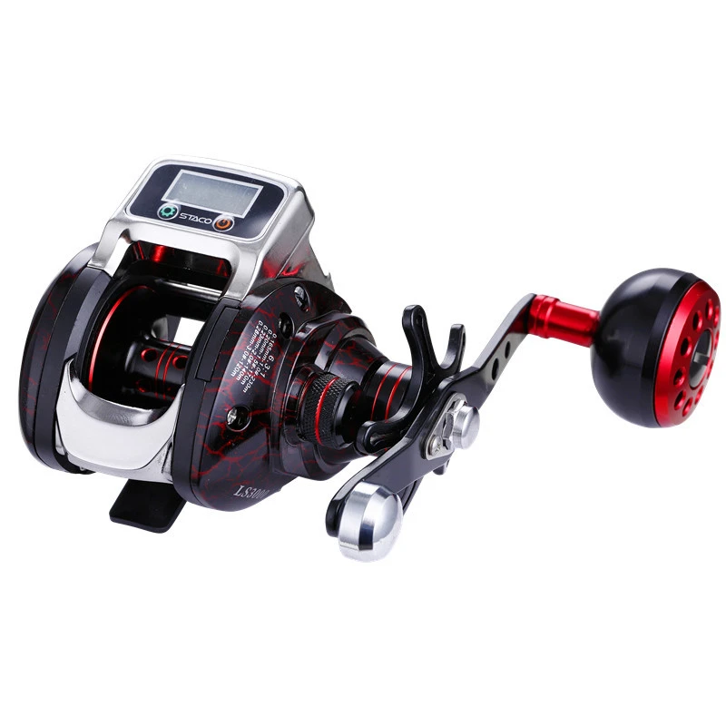 United NOEBY States Pesca Linea di Stop118 999 Controllo Esche Dollar A Digitale 1 USD 14 rapporto Ultimo Con Bobina Colata 6.3: Esca Artificiali Metallo sconto m Display Baitcasting Maniglia 1BB LED 2 United NOEBY States Pesca 2