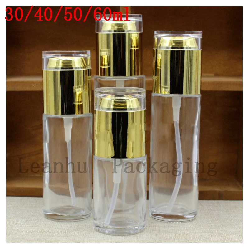 Buy Transparent Emulsion Glass Packing Bottle Essence