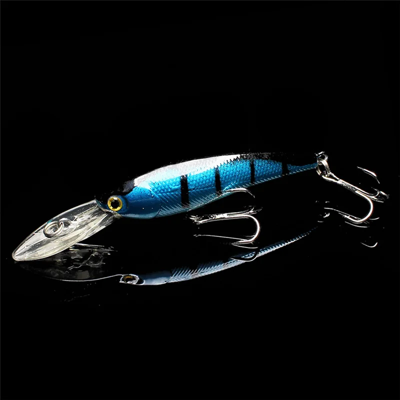 Yuewins 9 سنتيمتر 7.1g المتذبذب الصيد إغراء 10 ألوان Crankbait Leurre بيكي باس التصيد الاصطناعي الطعم بايك الكارب الصيد QA212
