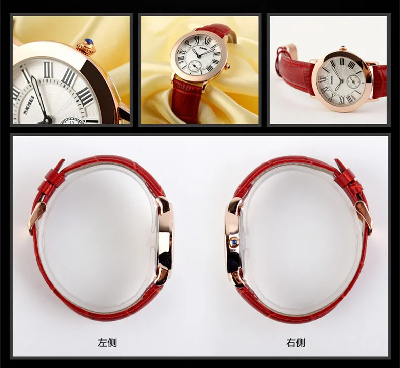 pulseira de couro à prova dwaterproof água