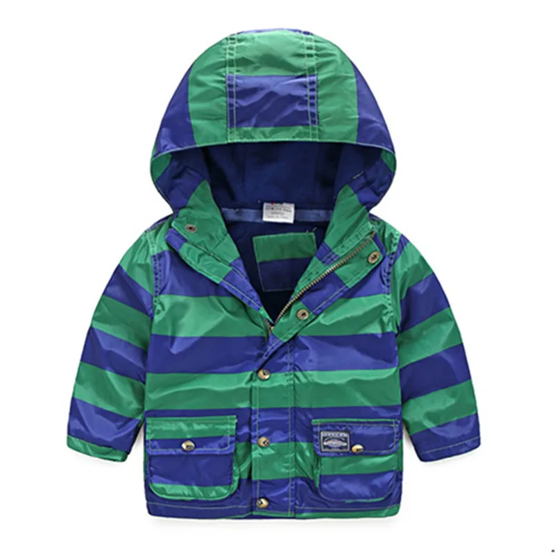 Baby boy stripe outerwear jacket spring autumn children's clothing