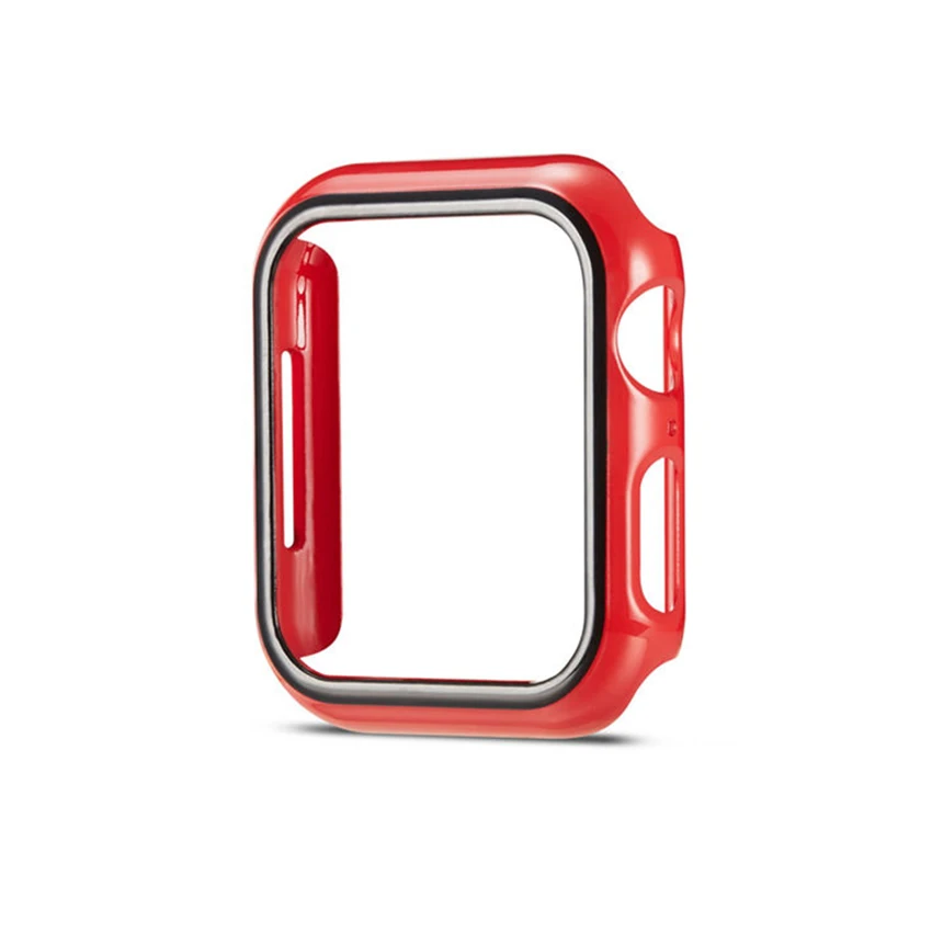 Чехол для часов Catweek Apple Watch 4 полная Защита ПК тонкий ударопрочный чехол iWatch 40 44 мм