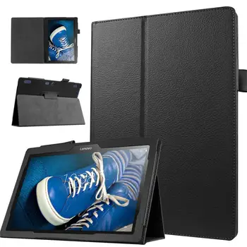 

PU Leather Stand Cover Case for Lenovo Tab 2 A10 30 A10-30 X30F TAB2-X30F 10.1" Tablet Protective Cover Case Tab3 10 Plus