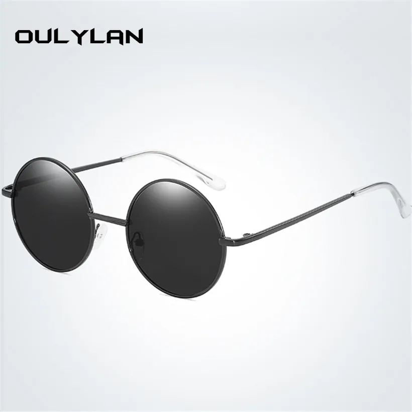 

Oulylan Polarized Sunglasses Men Women Brand Designer Small Round Sun Glasses Shades Driving Eyeglasses Goggles