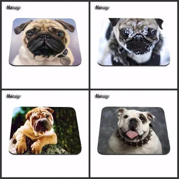 

2017 HOT Selling Cut pug dog Picture Anti-Slip Laptop PC Mice Pad Mat Mousepad For Optical Laser Mouse Promotion!