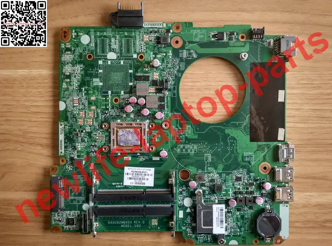 original For  15-N Series LAPTOP Motherboard 758589-501 DA0U92MB6D0 DDR3 maiboard 100% test  fast ship