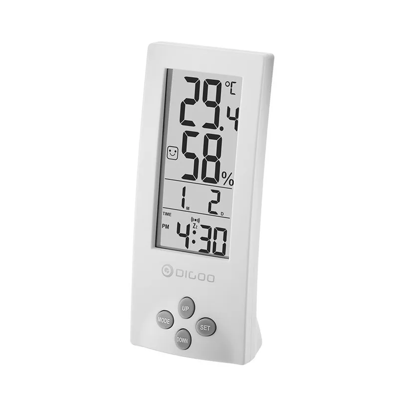 Digoo DG TH1177 Беспроводной цифровой Прозрачный Экран метеостанции Крытый термометр