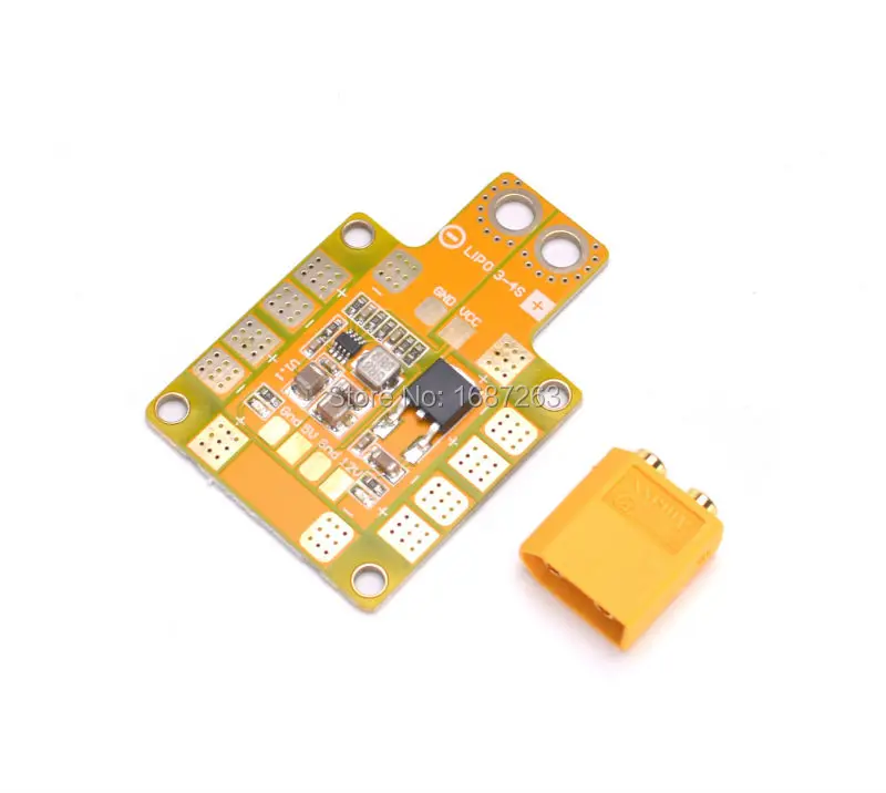 Распределительная плата PDB XT60 с BEC 5 в и 12 2 унции меди для Leopard LX5 220 QAV X
