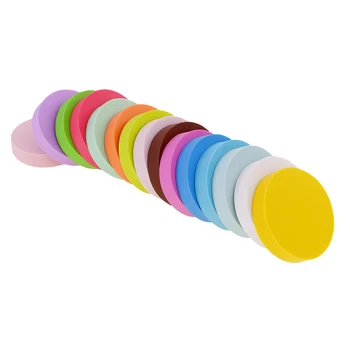 

15pcs 15 Colors Round Rubber Stamp Carving Blocks for DIY Stamps Scrapbooking Crafts 5x1cm