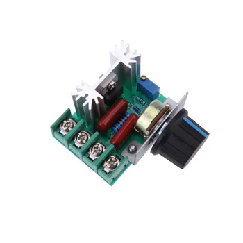 

AC 220V 2000W SCR Voltage Regulator Dimming Dimmers Motor Speed Controller Thermostat Electronic Voltage Regulator Module