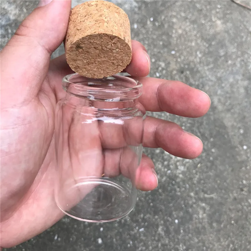 80ml Glass Bottles With Cork Small Transparent Mini Empty Glass Vials Jars Container Clear Food Botlles Eco-Friendly 12pcs/lot glass bottles