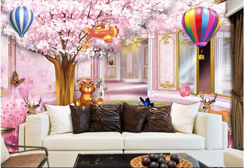 Wdbh Custom Mural 3d Photo Wallpaper On The Wall Big Tree Dream Princess Room Home Decor 3d Wall Murals Wallpaper For Wall 3 D Mural Wallpaper For Walls 3d Wall Murals Wallpaperphoto Wallpaper