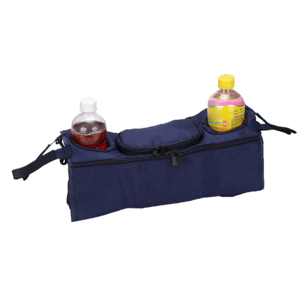 Детские коляски назад установлен лоток сумка для хранения бутылки висит сумка органайзер