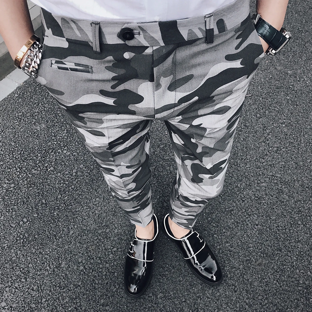 mens camo dress pants