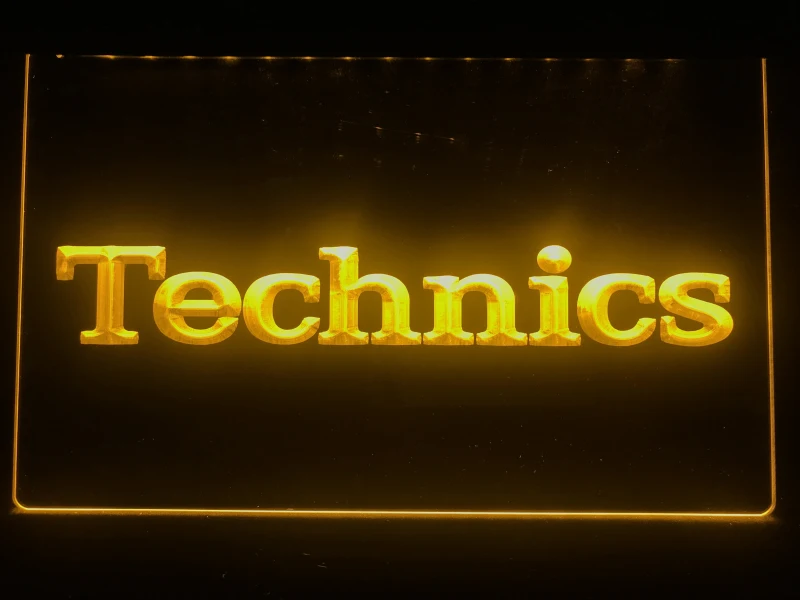 K149 Technics поворотные столы DJ музыка светодиодный неоновый светильник знак
