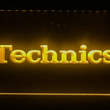 K149 Technics поворотные столы DJ музыка светодиодный неоновый светильник знак