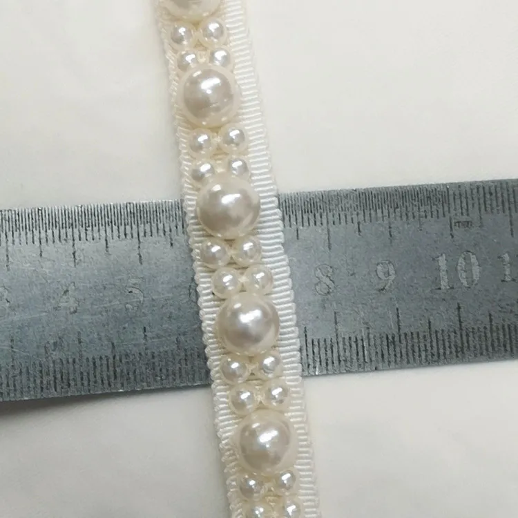 pearl beaded fringe trim for clothes 4