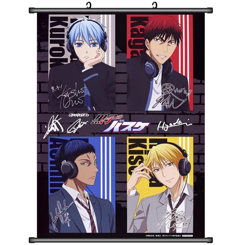 Аниме Kuroko без баскетбола Tetsuya & Kagami Taiga Hyuga Junpei Honda домашний Декор настенный