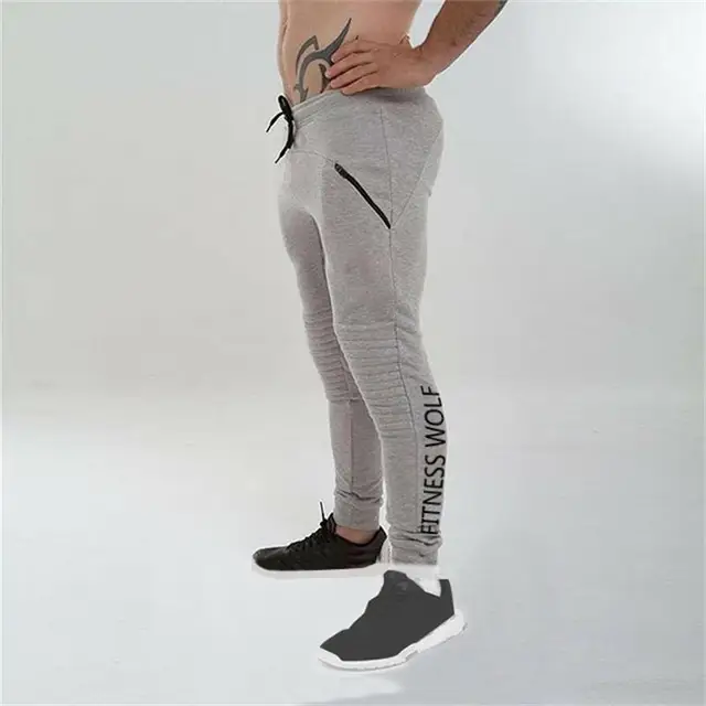 Maoxzon Men's Fashion Drawstring Fitness Slim Pants For Male Gymnasium