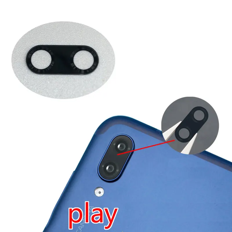 Новая задняя основная камера стеклянная крышка объектива для huawei Honor Play запасные