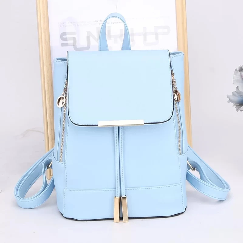 JUILE Women?s Backpack Pu Leather Female Backpacks Teenager girl School Mochila Feminina Rucksack hot Youth women Backpacks