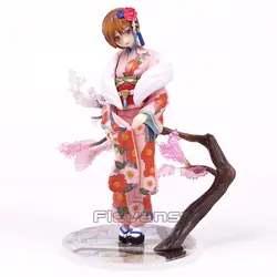 Vocaloid Meiko кимоно Ver. 1/8 Весы ПВХ рис Коллекционная модель игрушки 19 см