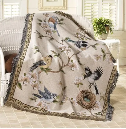 نسيج الجدار شنقا نافذة الستار 100% ٪ عالية الجودة أريكة الجدول القماش ، fwoolen بطانية ، casualdust الغلاف ، 150*125 سنتيمتر