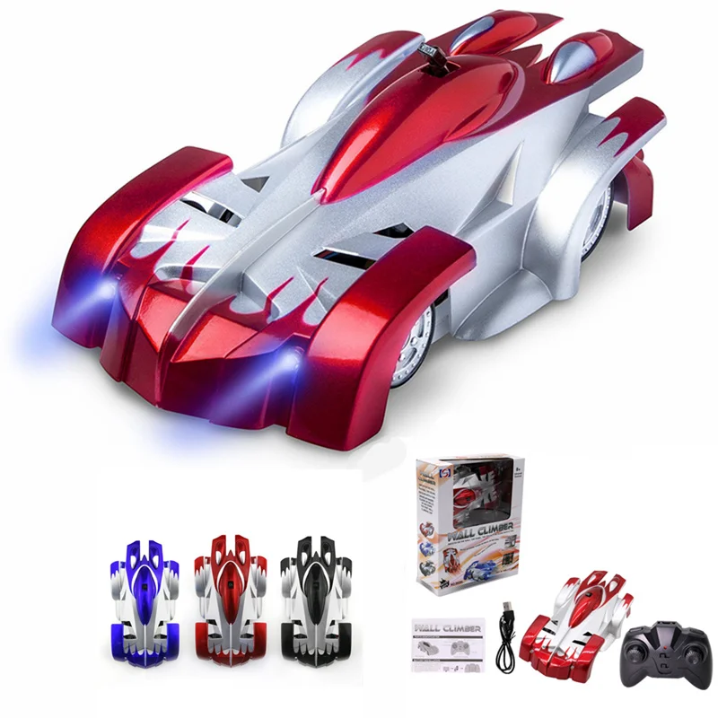 

Wall Racer Climbing RC Car Zero Anti Gravity Climber Remote Control Crawler Machines Control Panel Radio Toys for Children Boy