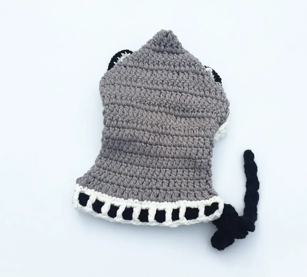 Kids fox hat children's knit wool handmade beanie hat wrap knit bib suit hat new cute scarf caps