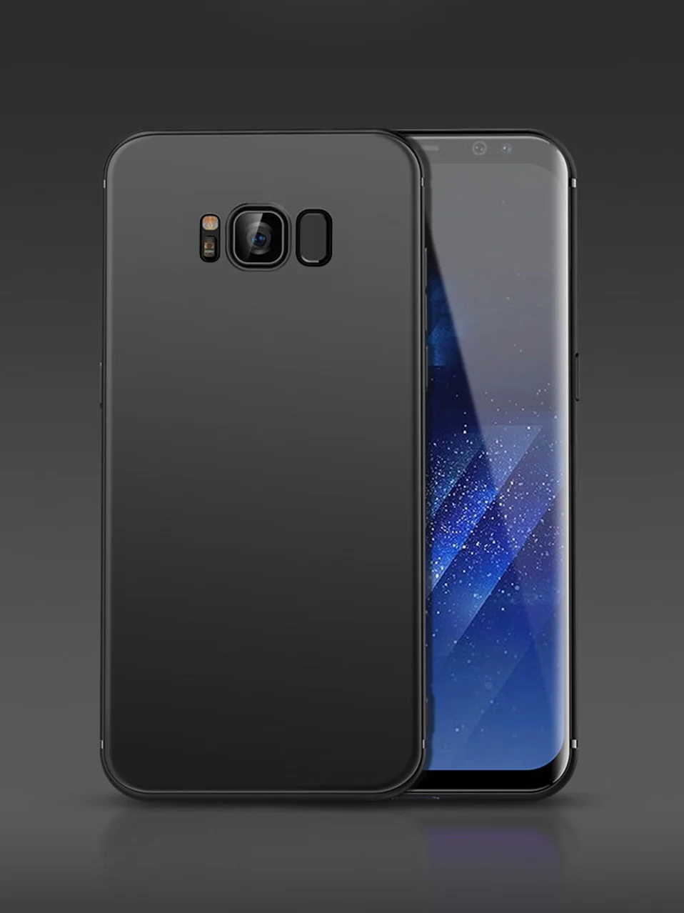 Slim Silicon Phone Case For Samsung S6 S7 Edge S8 S9 Plus Soft Matte TPU Cover A5 A6 A7 A9 2018 Capa J3 J5 J7 2016 2017 |