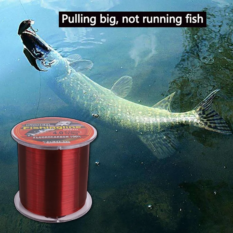 

Fishing Line 500M High Weight Monofilament Leader Fly Line Super Strong Abrasion Resistance Wire For Freshwater Saltwater