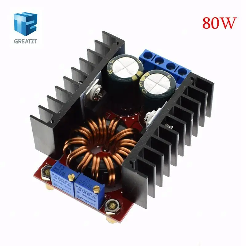 

DC-DC CC CV Buck Boost Converter 9-35 to 1-35V 80W Buck Booster DC Step Down Step Up Adapter Module Adjustable Voltage Regulator