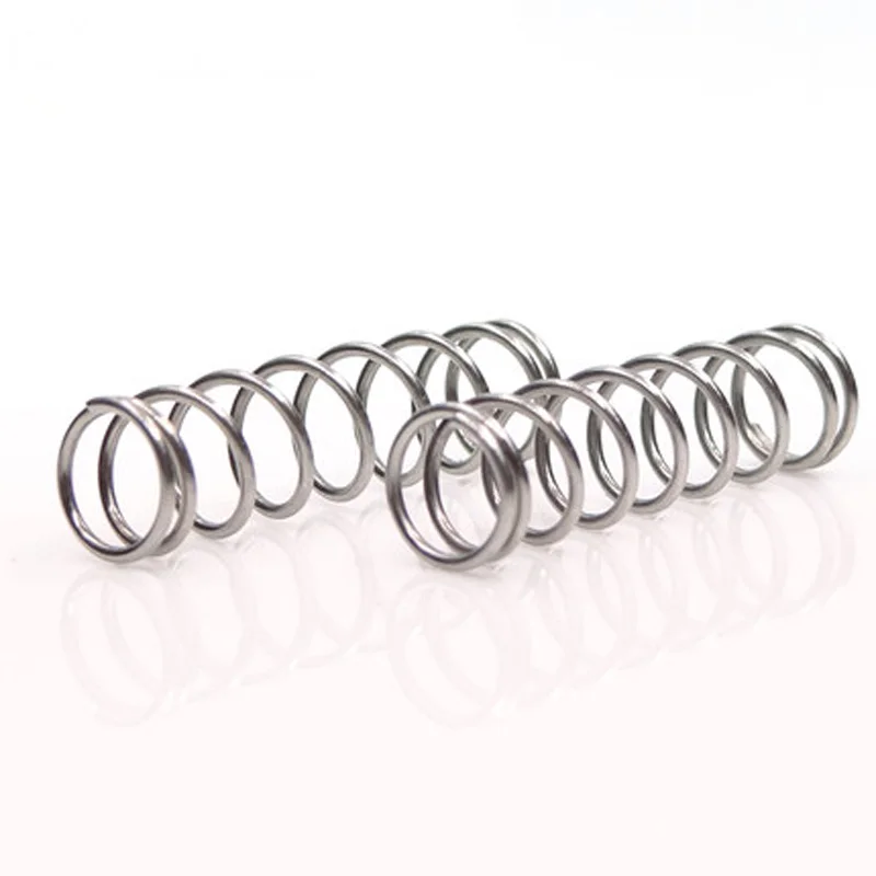 

2pcs 0.7mm Wire diameter Compression springs Stainless steel Y-type Pressure spring 4mm-5mm Outside diameter 120-200mm Length