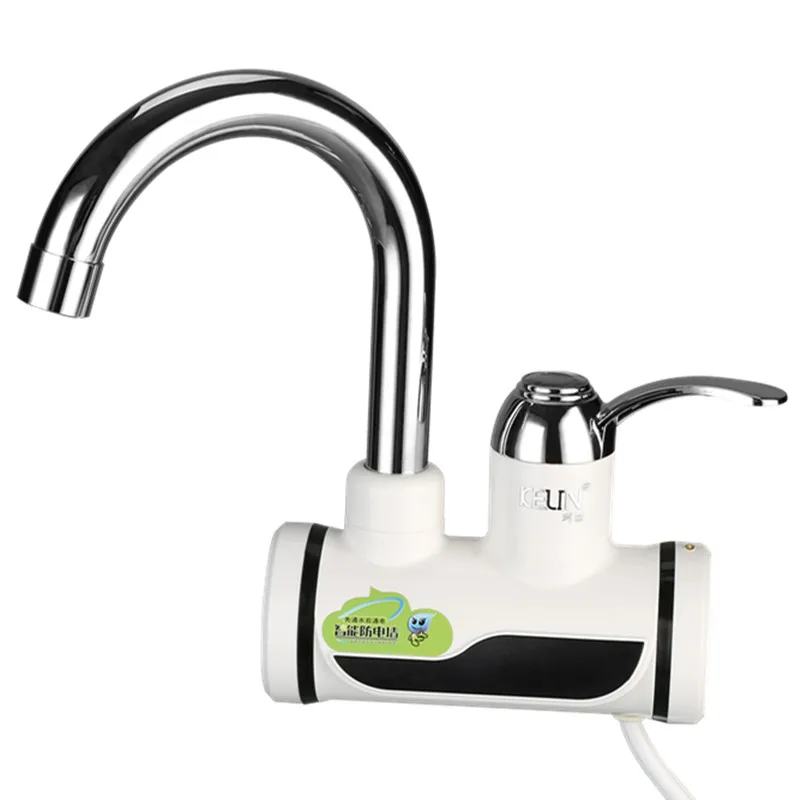 

LED display Wallmounted instant hot water tap electric faucet, basin water tap hot water heater