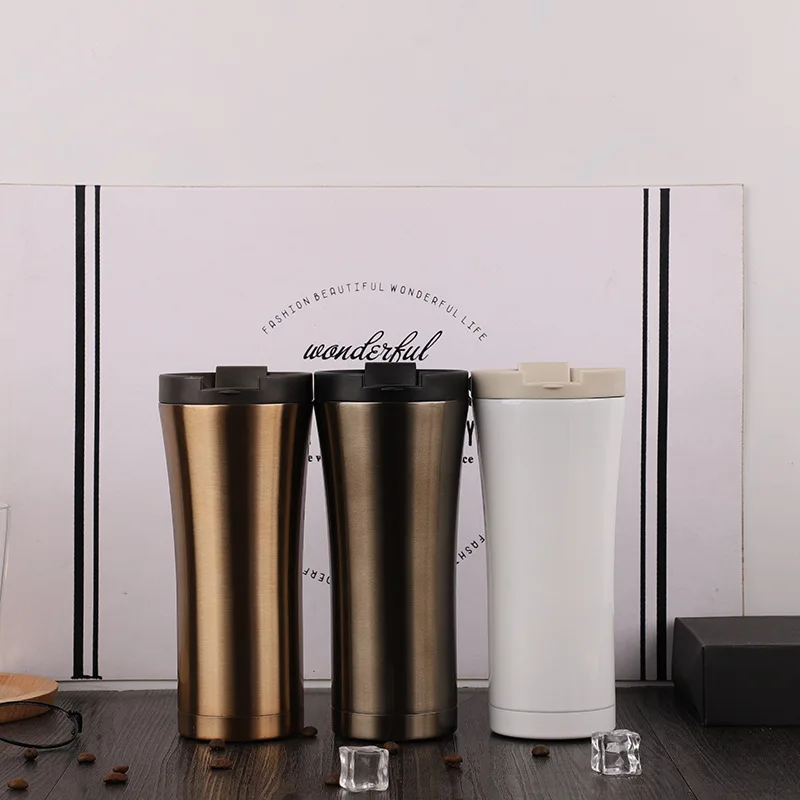 

500ML Thermos mug with lid stocked portable stainless steel tumbler thermos bottle double wall for water