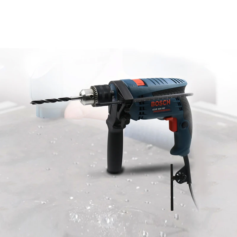 

Bosch Impact Drill Set Multi-function Household Electric Drill Screwdriver Electric Hammer Toolbox GSB600RE