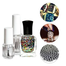 BORN PRETTY 20 шт/100 шт 5 мм лаки для ногтей шарики для смешивания Бусины из нержавеющей стали для блеска лака инструменты