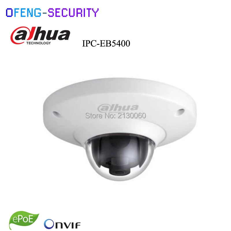 Dahua IPC-EB5400 4MP сети рыбий глаз Встроенный микрофон Поддержка SD карты IP CCTV POE ИК