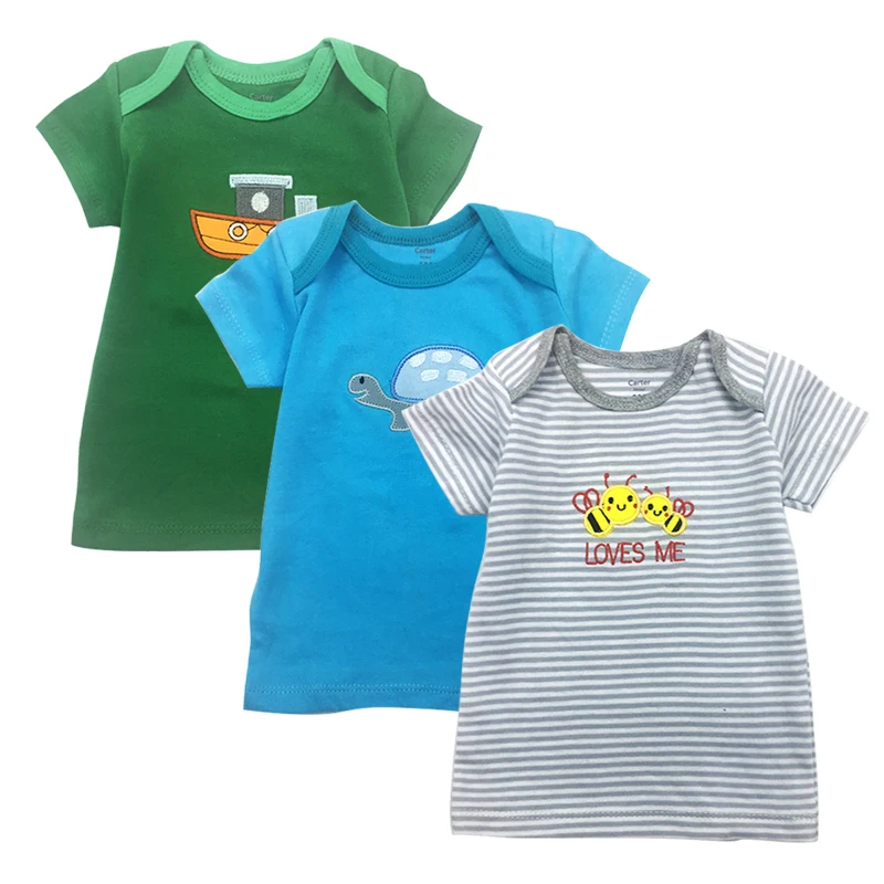 3piece-lot-Cartoon-Print-Baby-Boys-Dinosaur-T-Shirt-For-Summer-Infant-Kids-Boys-Girls-Lion (3)