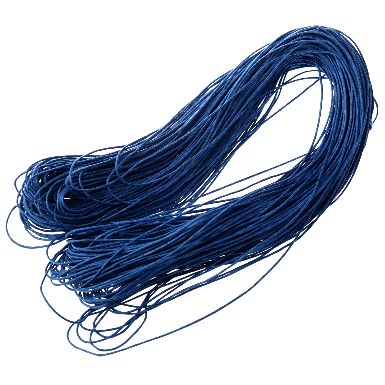 Durable 45 meters Waxed Cotton Cord Lacing Bluein Cords from Home