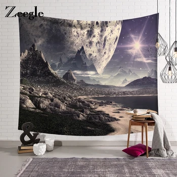 

Zeegle Otherworld Tapestry Wall Hanging Creative Beach Towel Polyester Thin Blanket Yoga Shawl Mat Picnic Cloth