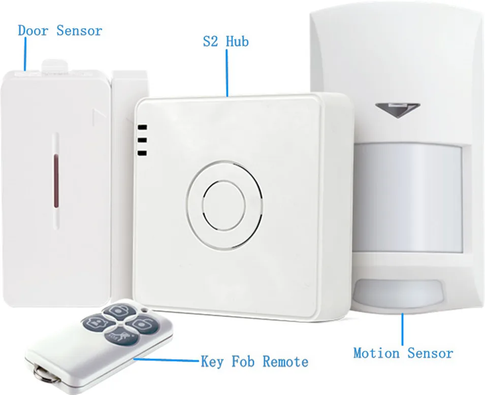 New Broadlink S2-HUB Security Alarm System Kit Detector Motion Sensor Door Window Alarm Remote Control For Smart Home Automation-11