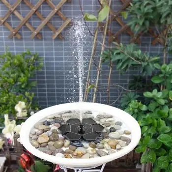 

LED 2.4W With Battery Solar Garden Miniature Floating Fountain Solar Water Fountain Pump Outdoor Suspension Round Solar Fountain