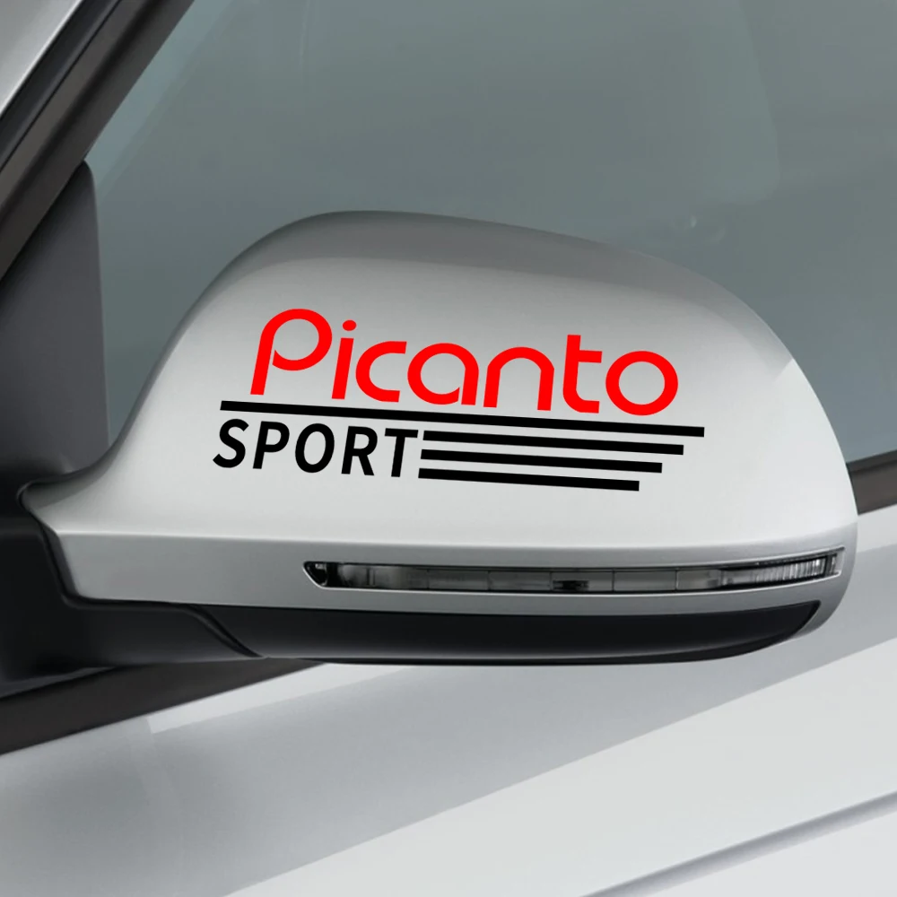 2 шт автомобильные наклейки для Kia Picanto Автомобильное зеркало заднего вида