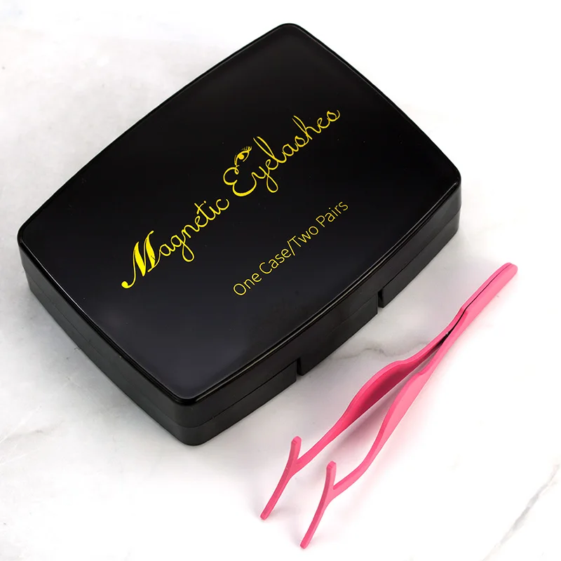 Genailish Магнитная Eyeashes 6 шт./пара магнит ресницы 6D ресница с Подарочная коробка