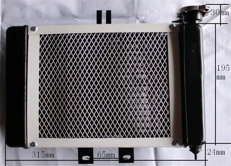 ATVS ATV UTV 4X4 250cc 200CC engine Water cooling Radiator cooler & 12v