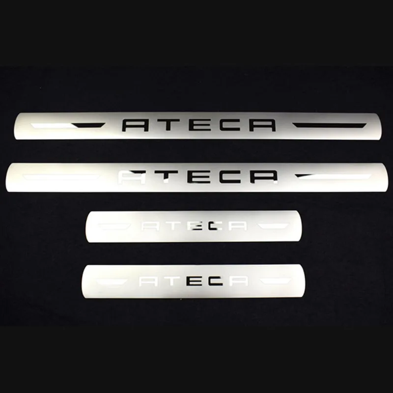 Новая защитная Накладка на порог автомобильной двери ATECA из нержавеющей стали